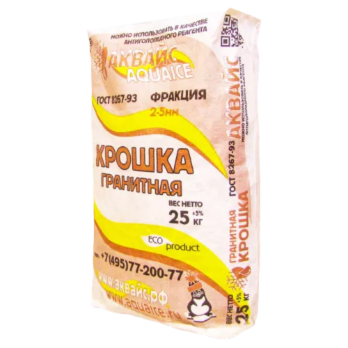 Антигололедный реагент Аквайс [крошка гранитная, 25 кг]